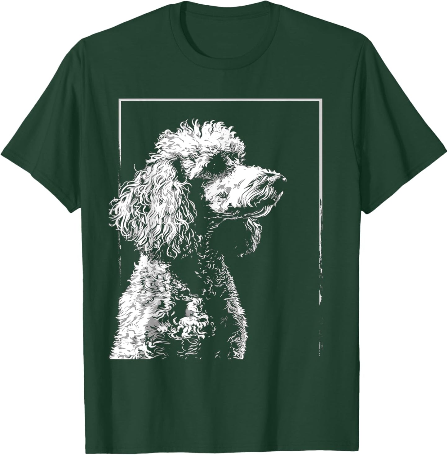 Poodle Motif Pet Art Dog Poodle Women Kids T-Shirt - T-Shirt | Forest