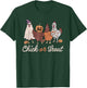 Chick Or Treat Halloween Witch Spooky Chicken T-Shirt - T-Shirt | Forest