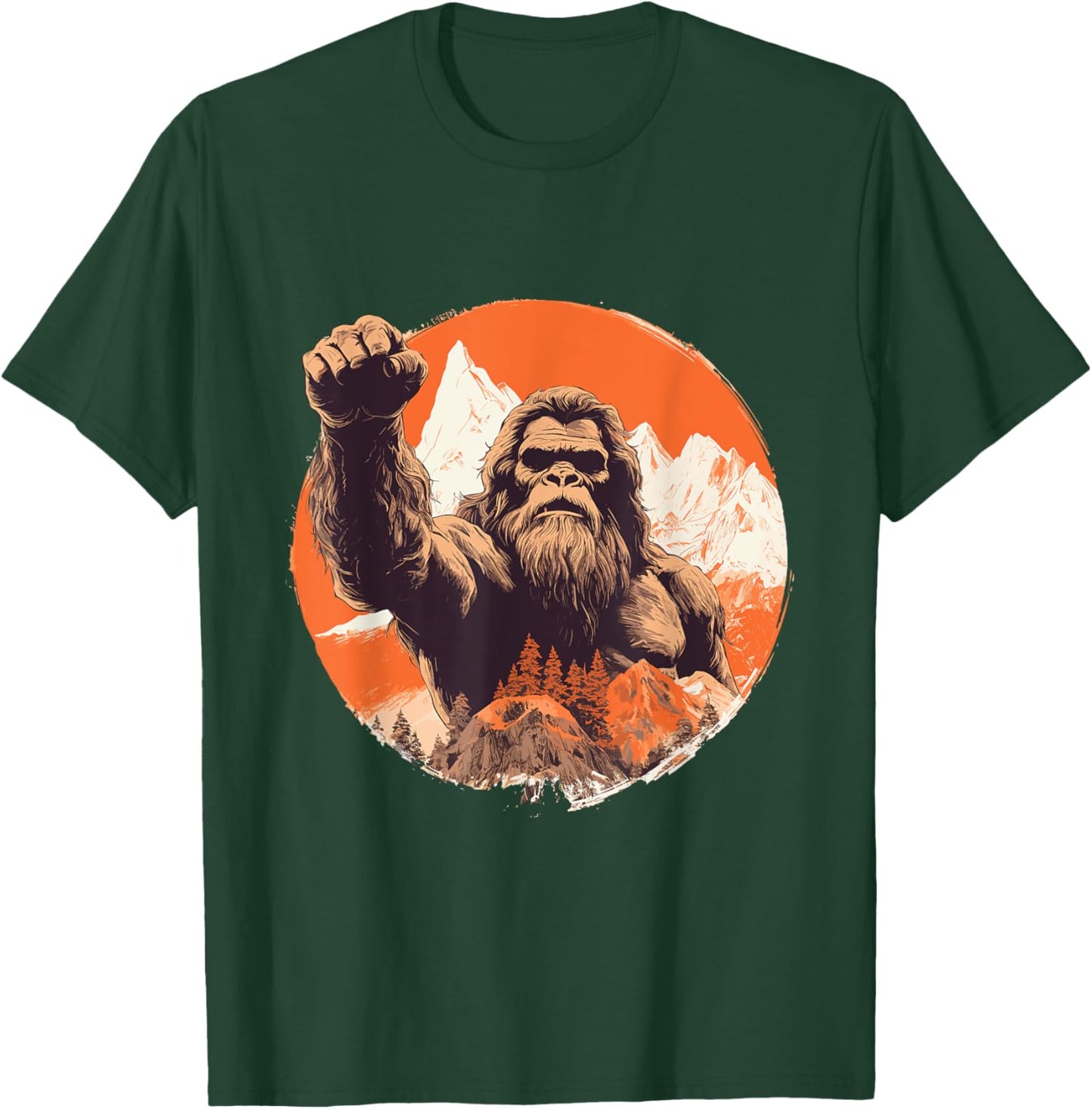 Bigfoot funny Sasquatch Design, Bigfoot T-Shirt - T-Shirt | Forest