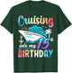 Cruising Into My 15th Birthday 15 Years Old Birthday Cruise T-Shirt - T-Shirt | Forest