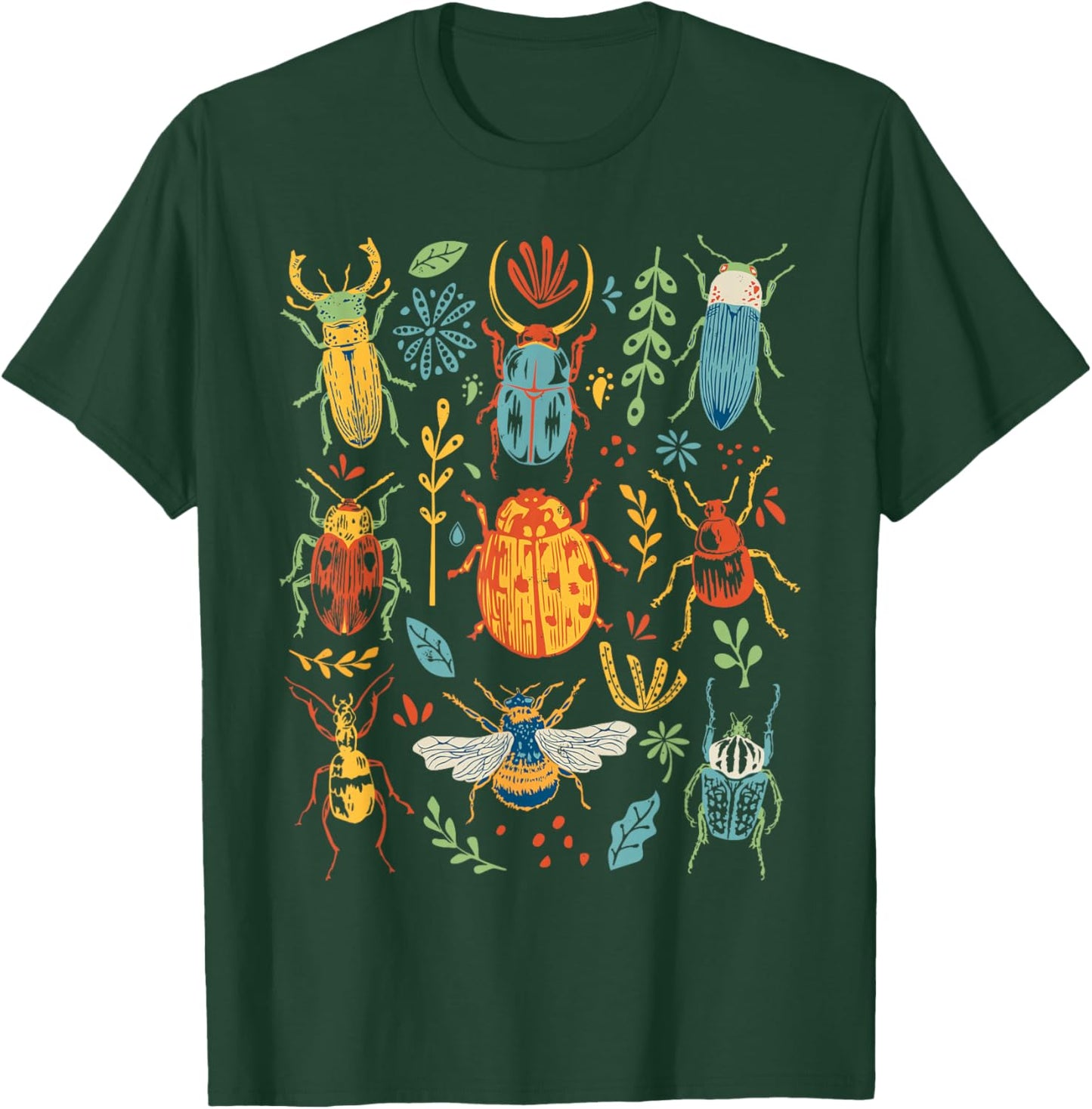 Insect Bug Collection Collector Entomologist Entomology T-Shirt - T-Shirt | Forest