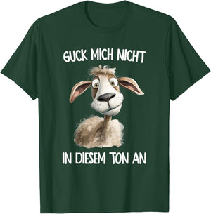 Guck mich nicht in diesem Ton Schaf Lustiger Spruch T-Shirt - T-Shirt | Forest