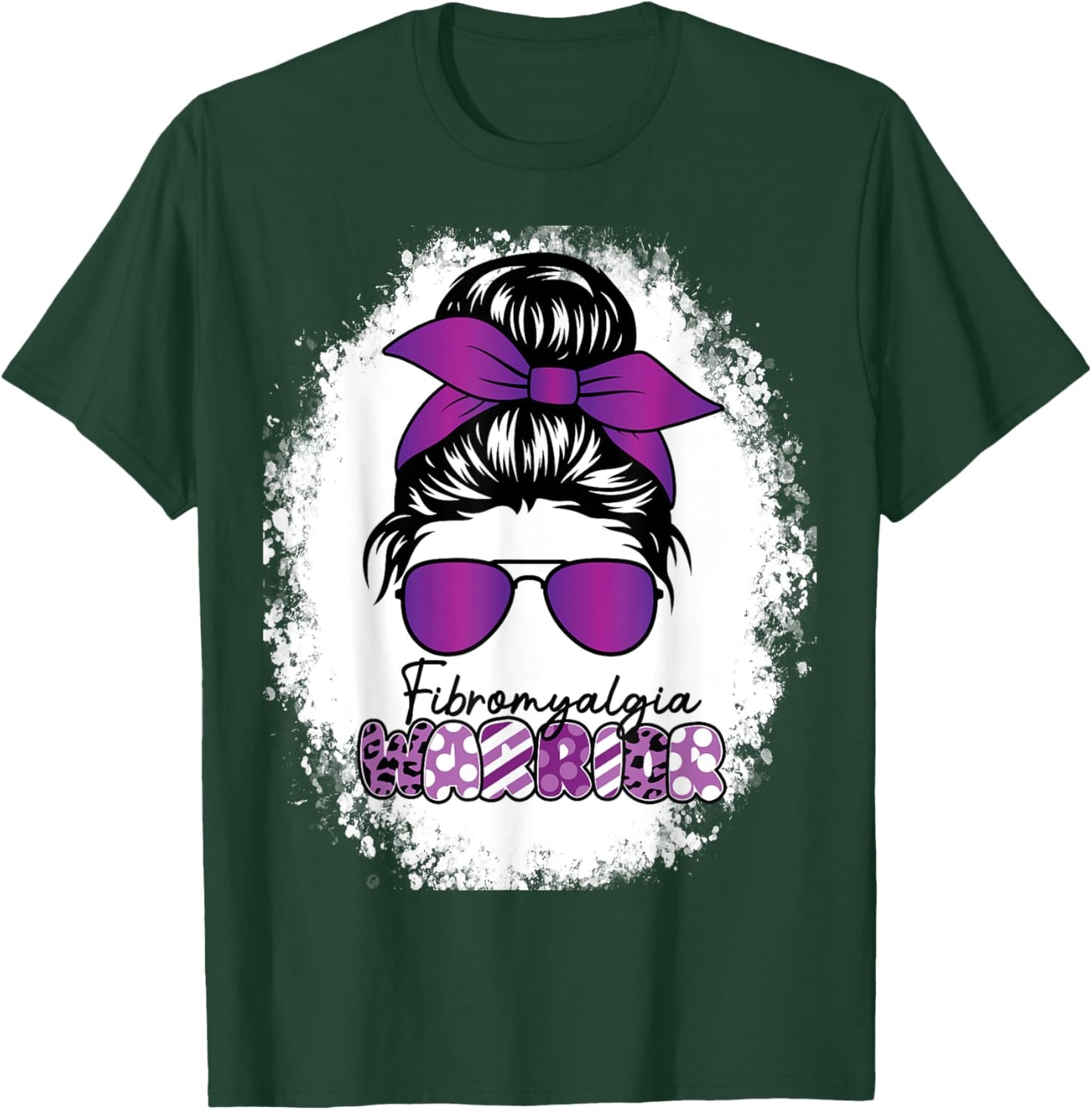 Purple Fibromyalgia Awareness Fibro Warrior Cystic Fibrosis T-Shirt - T-Shirt | Forest