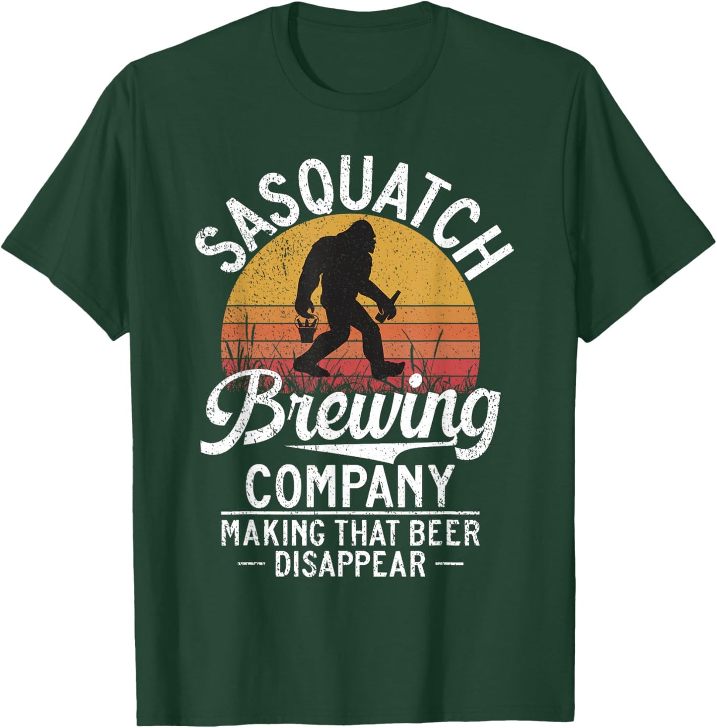 Sasquatch Bigfoot Brewing Beer T-Shirt - T-Shirt | Forest