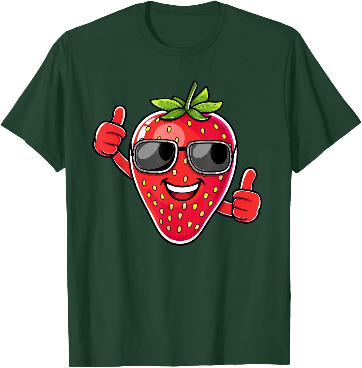 Funny Strawberry T-Shirt - T-Shirt | Forest