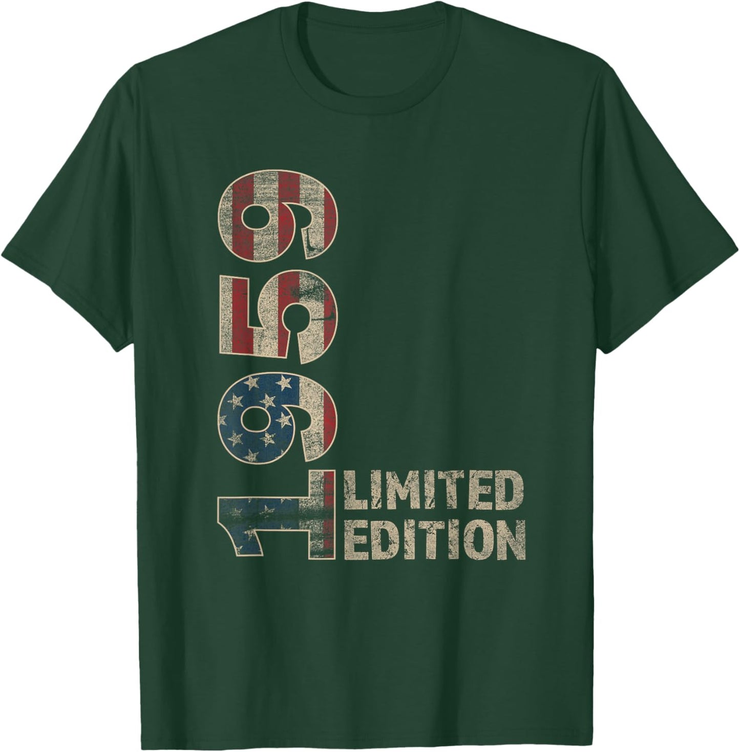 66th Birthday Gift Men Vintage Born 1959 Turning 66 Year Old T-Shirt - T-Shirt | Forest
