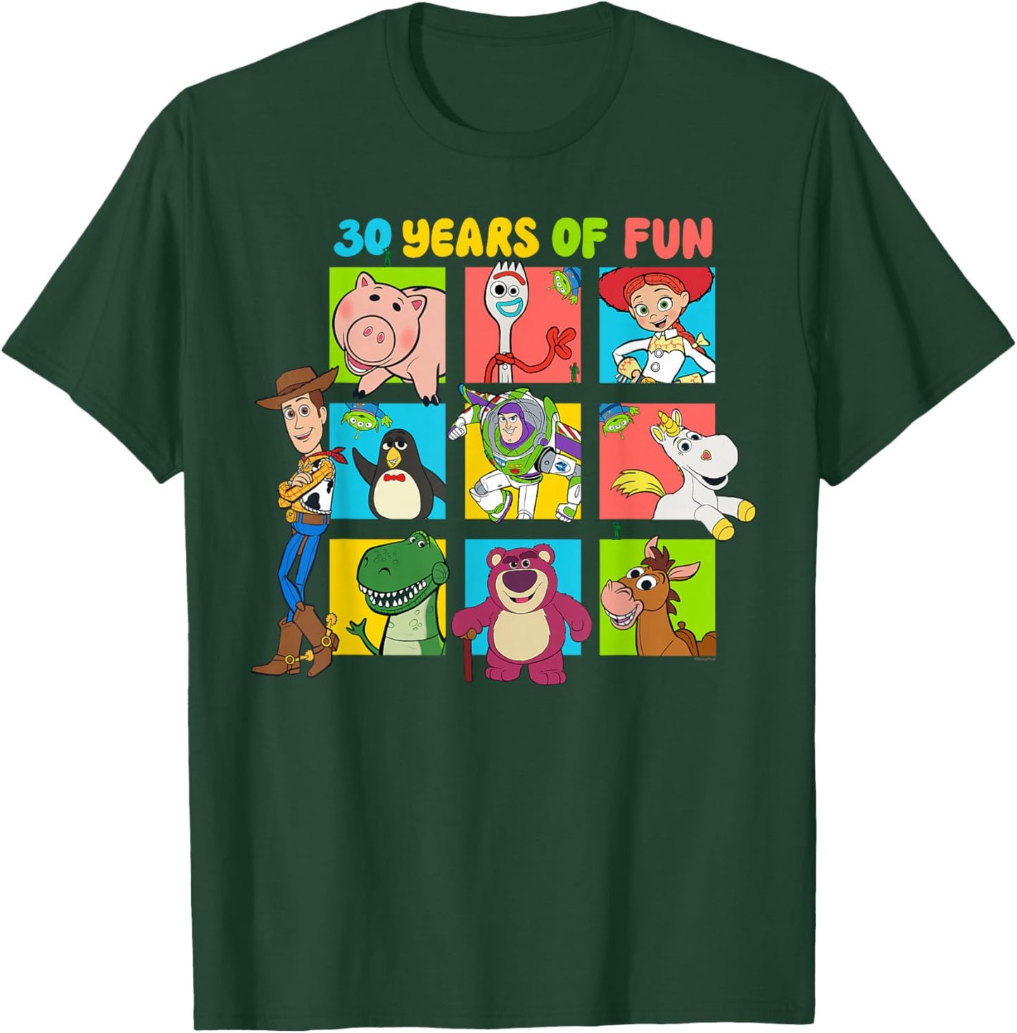 Disney & Pixar's Toy Story 30th Anniversary 30 Years of Fun T-Shirt - T-Shirt | Forest