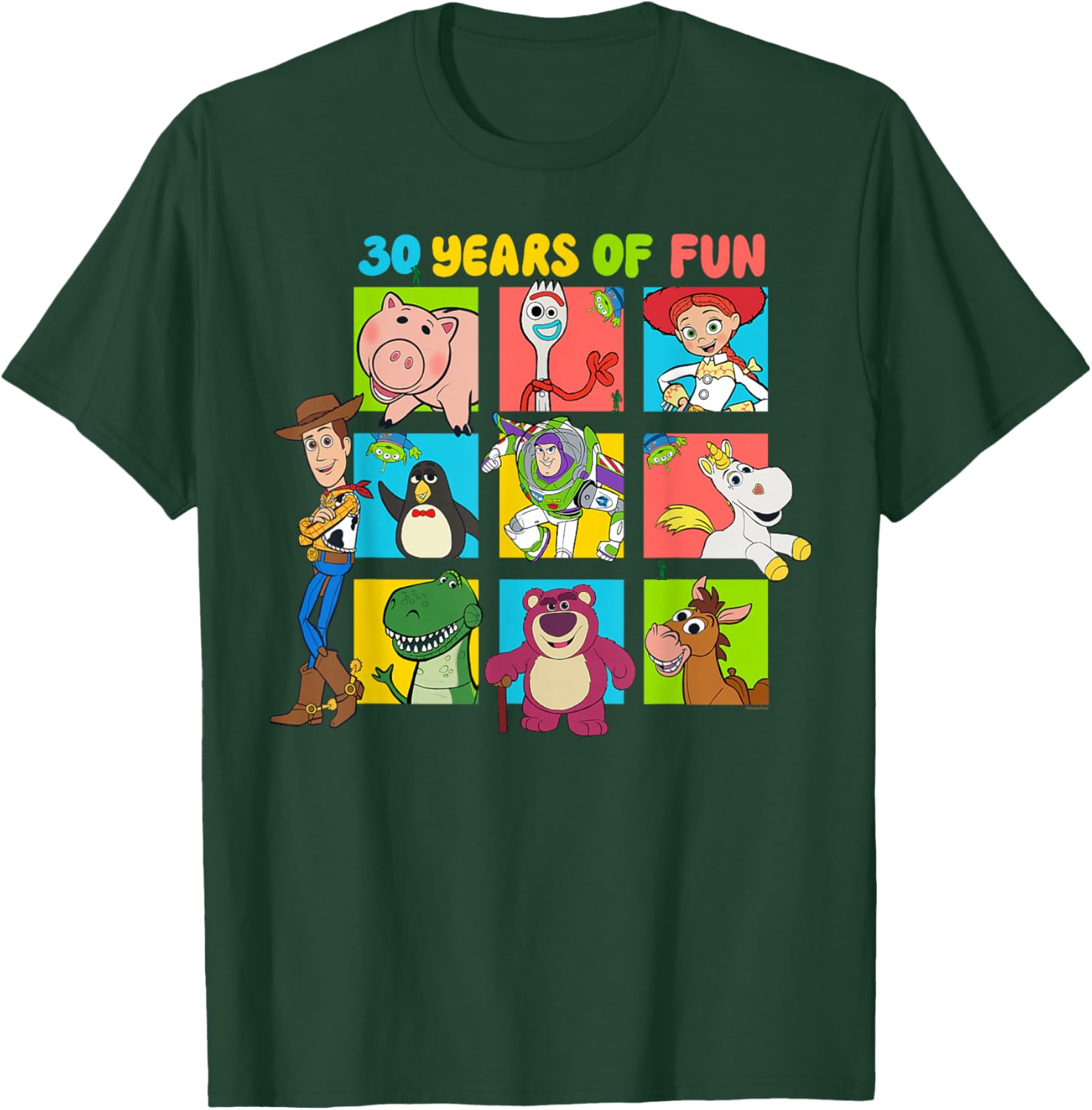 Disney & Pixar's Toy Story 30th Anniversary 30 Years of Fun T-Shirt - T-Shirt | Forest
