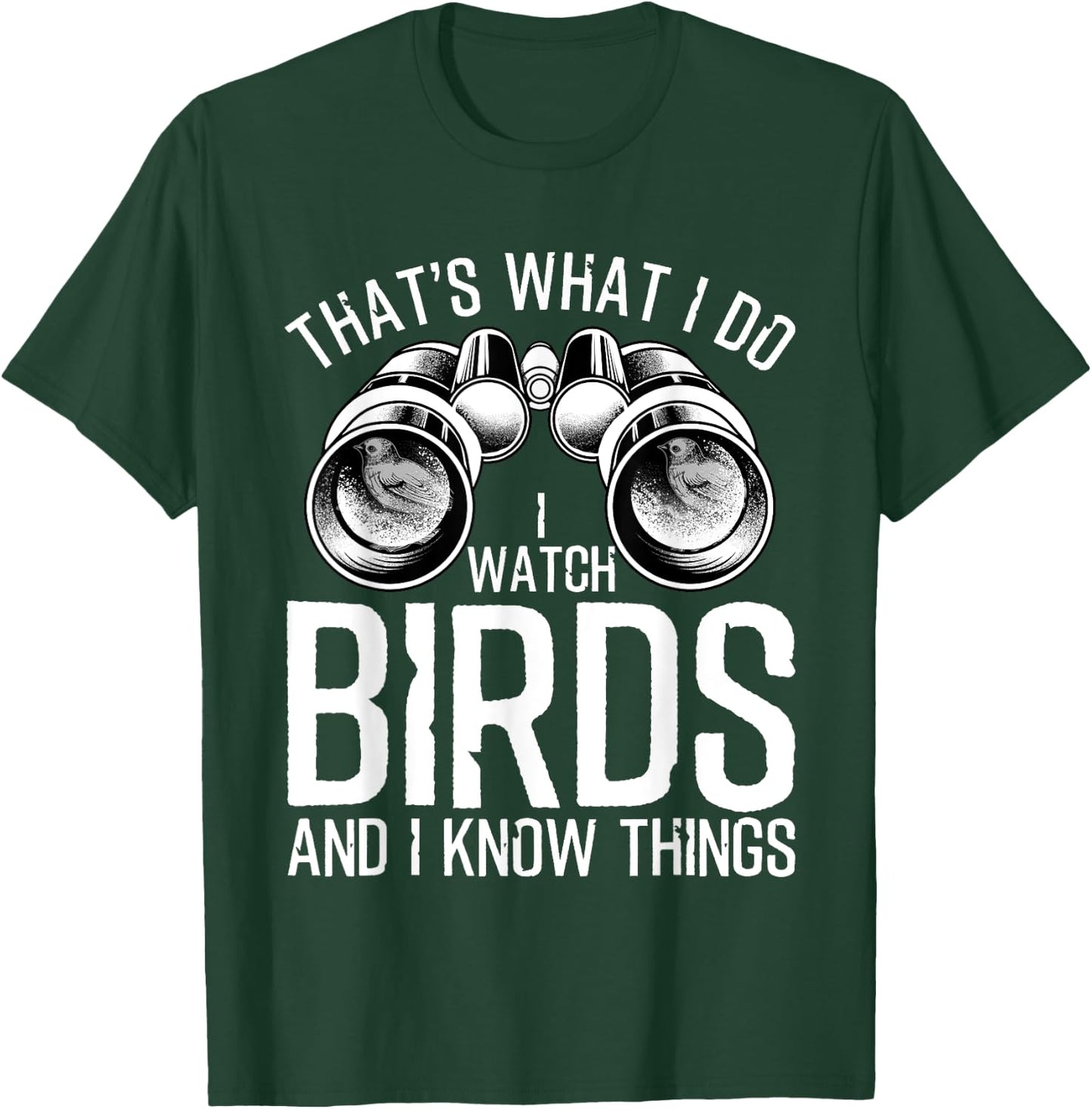 Cute Ornithologist Animal Pun Humor Quote DesignsFunny Bird Watching Gift Cool Bird Lovers Watchers Men Women , Black, None, Small T-Shirt - T-Shirt | Forest