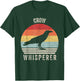 Retro Crow Whisperer Shirt Funny Birds Lover Crow Vintage T-Shirt - T-Shirt | Forest