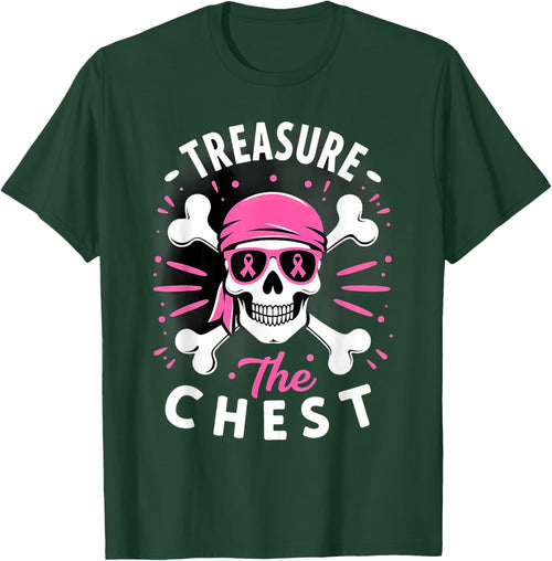 Breast Cancer Awareness Pirate Treasure the Chest
