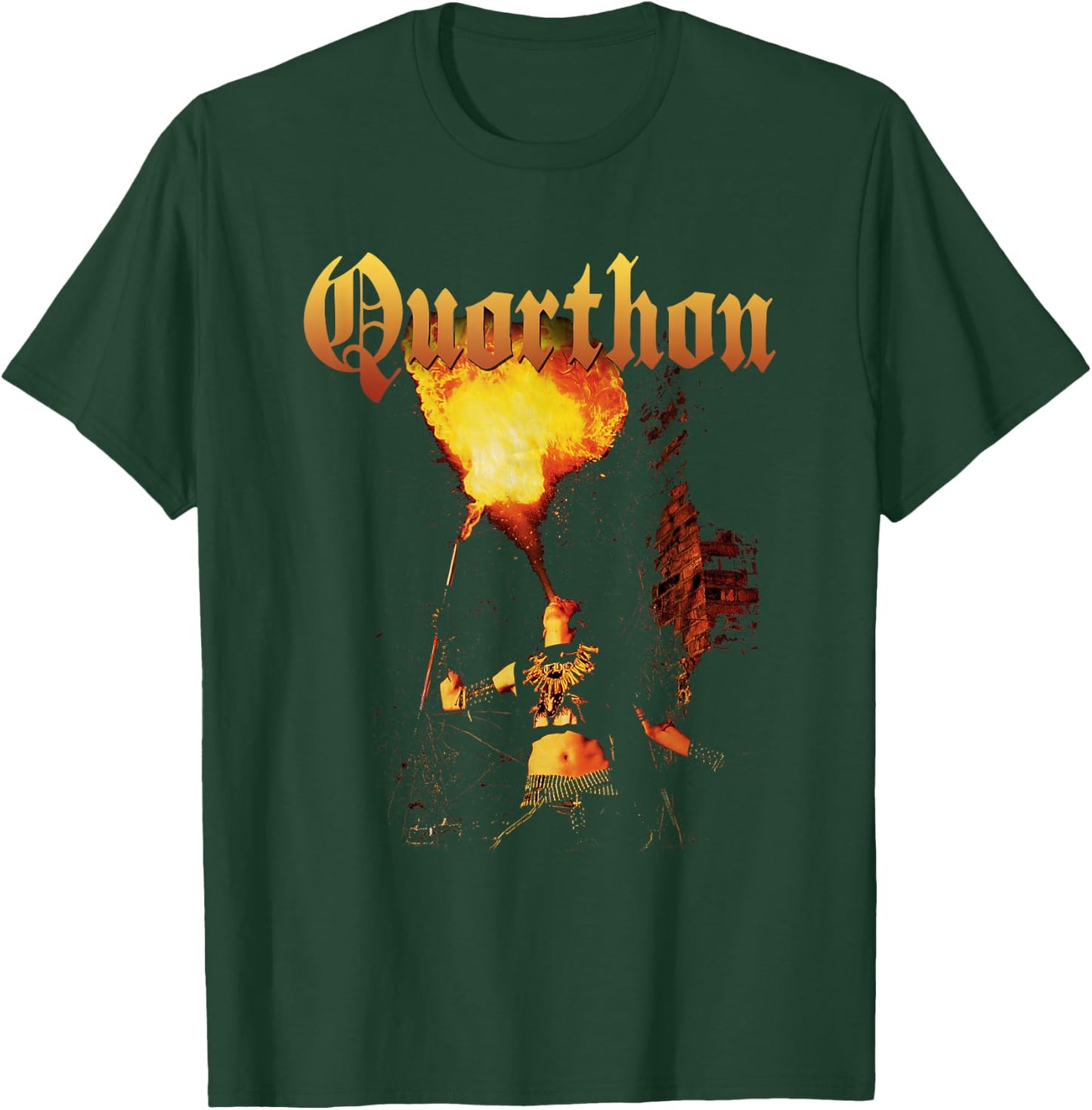 Quarthon - Bathory Flames - Official Merchandise T-Shirt - T-Shirt | Forest