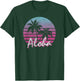 Aloha Hawaii Hawaiian Island Palm Beach Surf Vintage Women Kids T-Shirt - T-Shirt | Forest