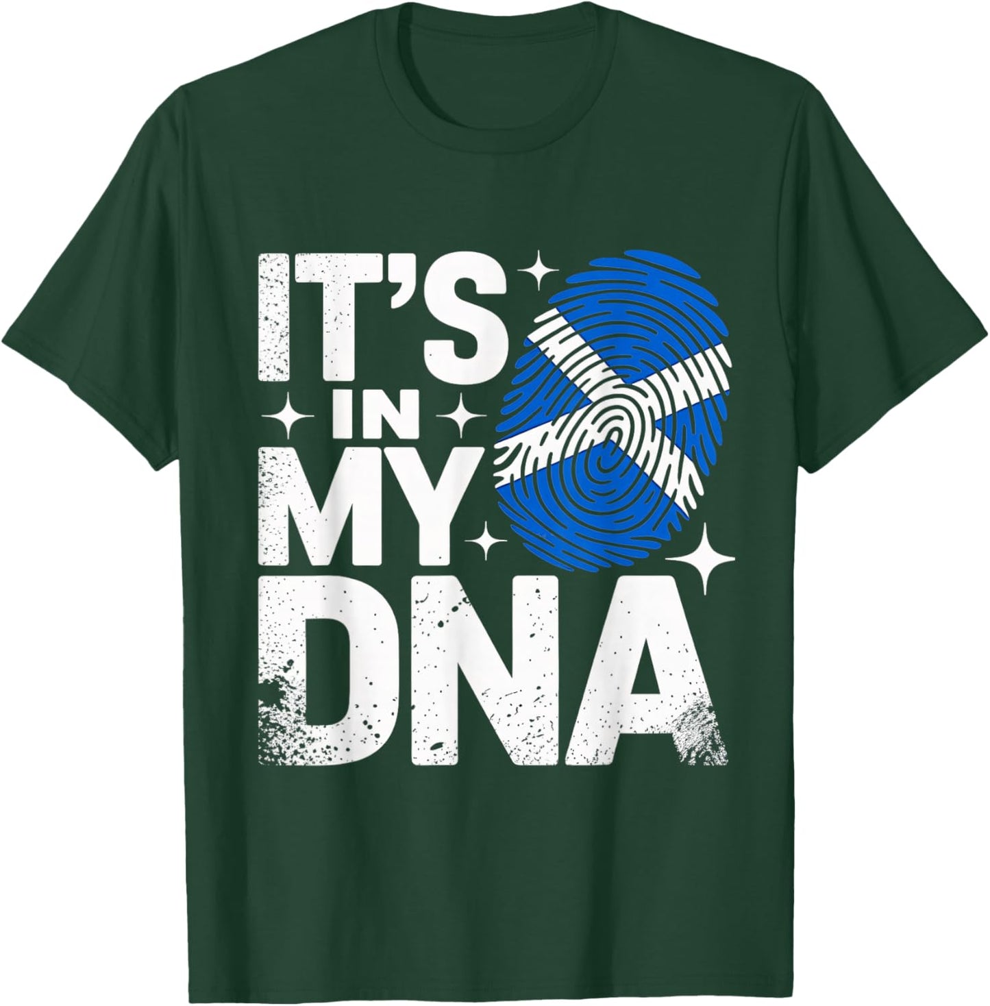 It's in My DNA Scottish Flag Scotland T-Shirt - T-Shirt | Forest
