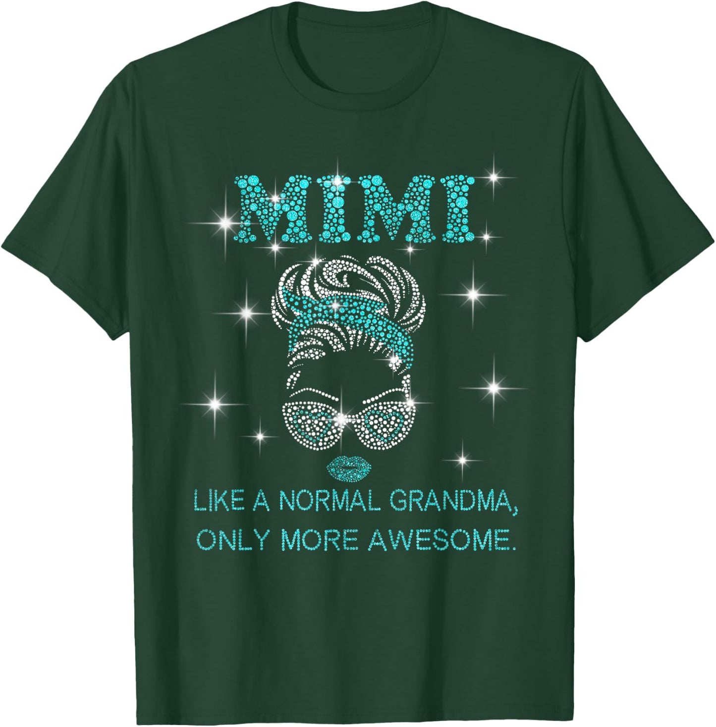 Mimi like a normal Grandma only more Awesome, Love Mimi T-Shirt - T-Shirt | Forest