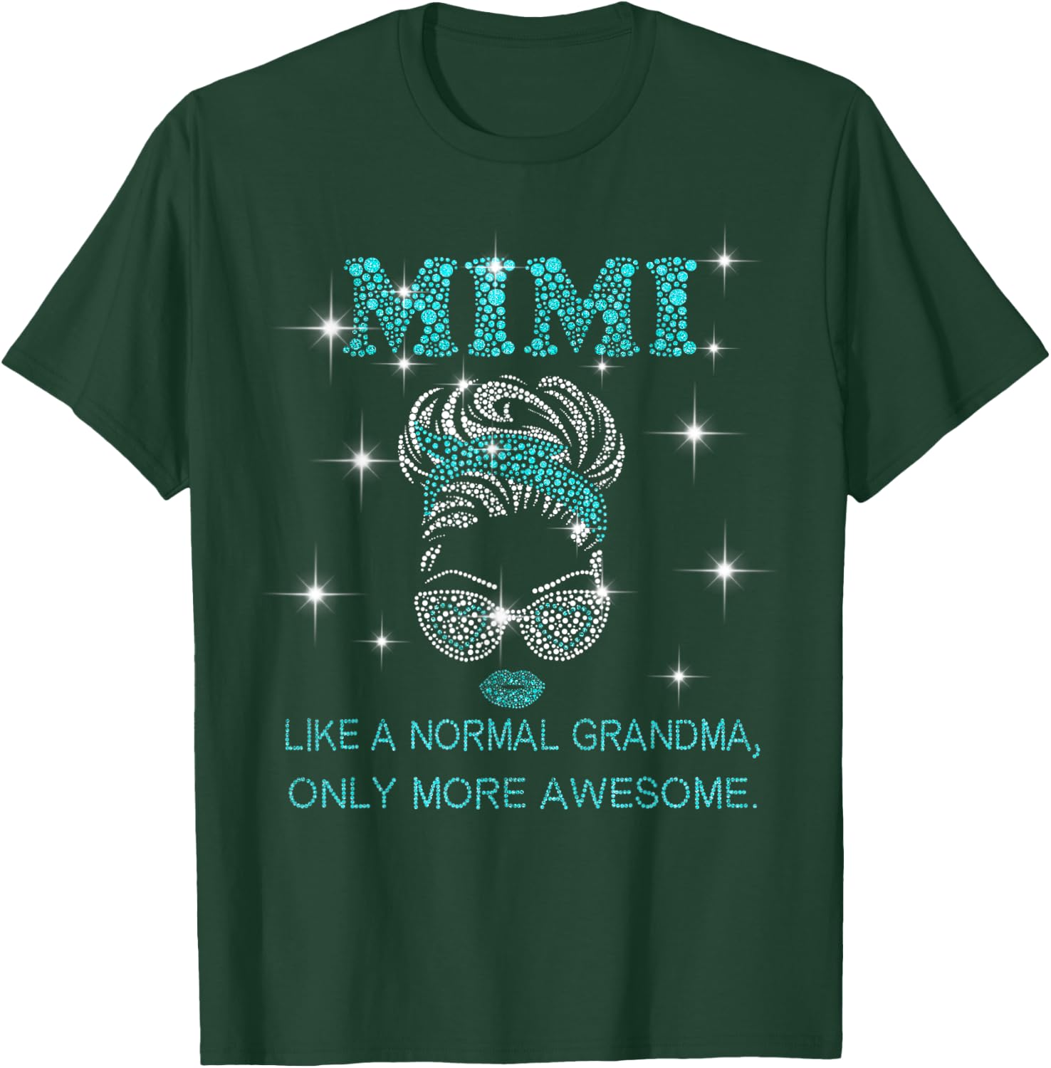 Mimi like a normal Grandma only more Awesome, Love Mimi T-Shirt - T-Shirt | Forest