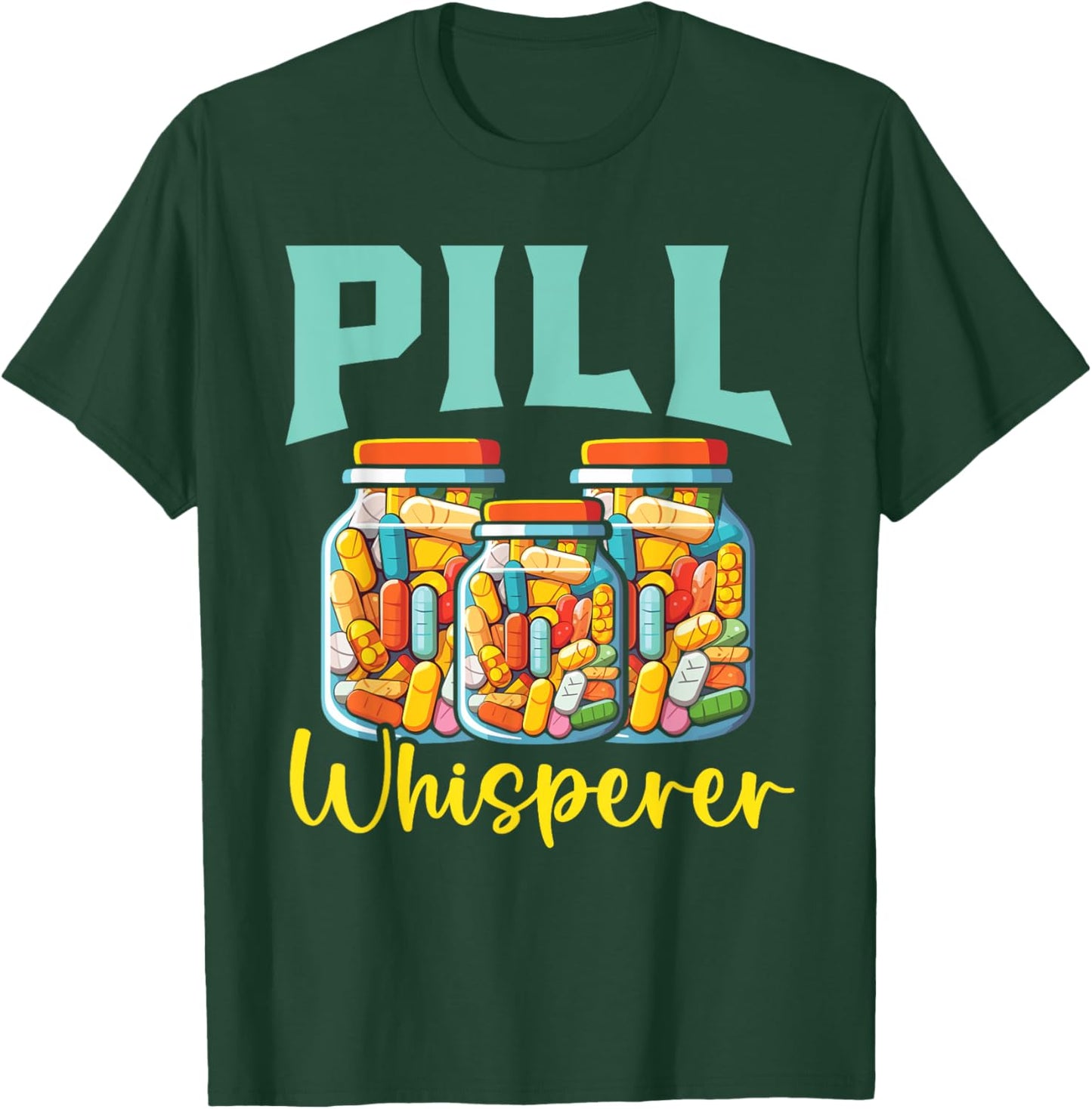 Pharmacist Prescription Pharmacy Tech Medicine Medical T-Shirt - T-Shirt | Forest