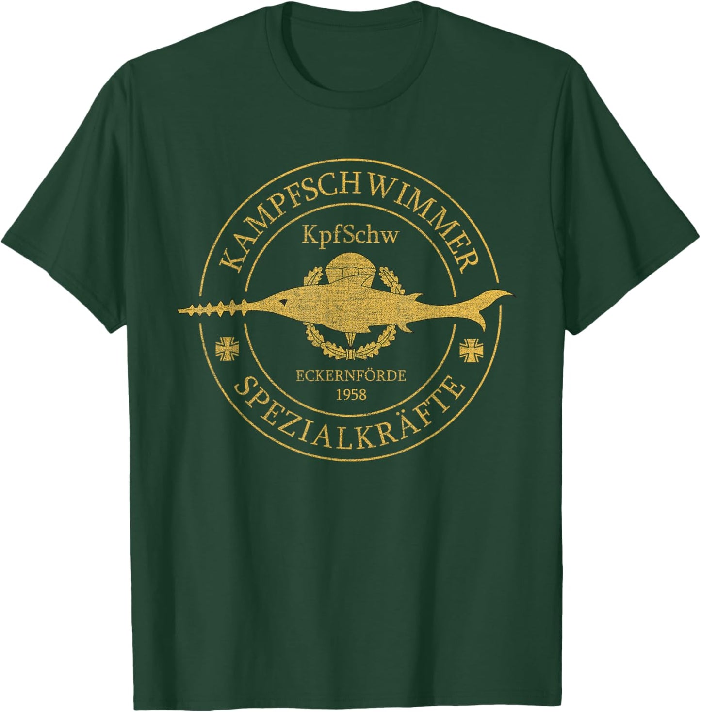 Kampfschwimmer German Special Force Combat Swimmer T-Shirt - T-Shirt | Forest