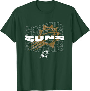 NBA Phoenix Suns Wave Outline Team Logo T-Shirt - T-Shirt | Forest