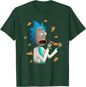 Rick and Morty Shirt Rick Loves Pizza T-Shirt - T-Shirt | Forest