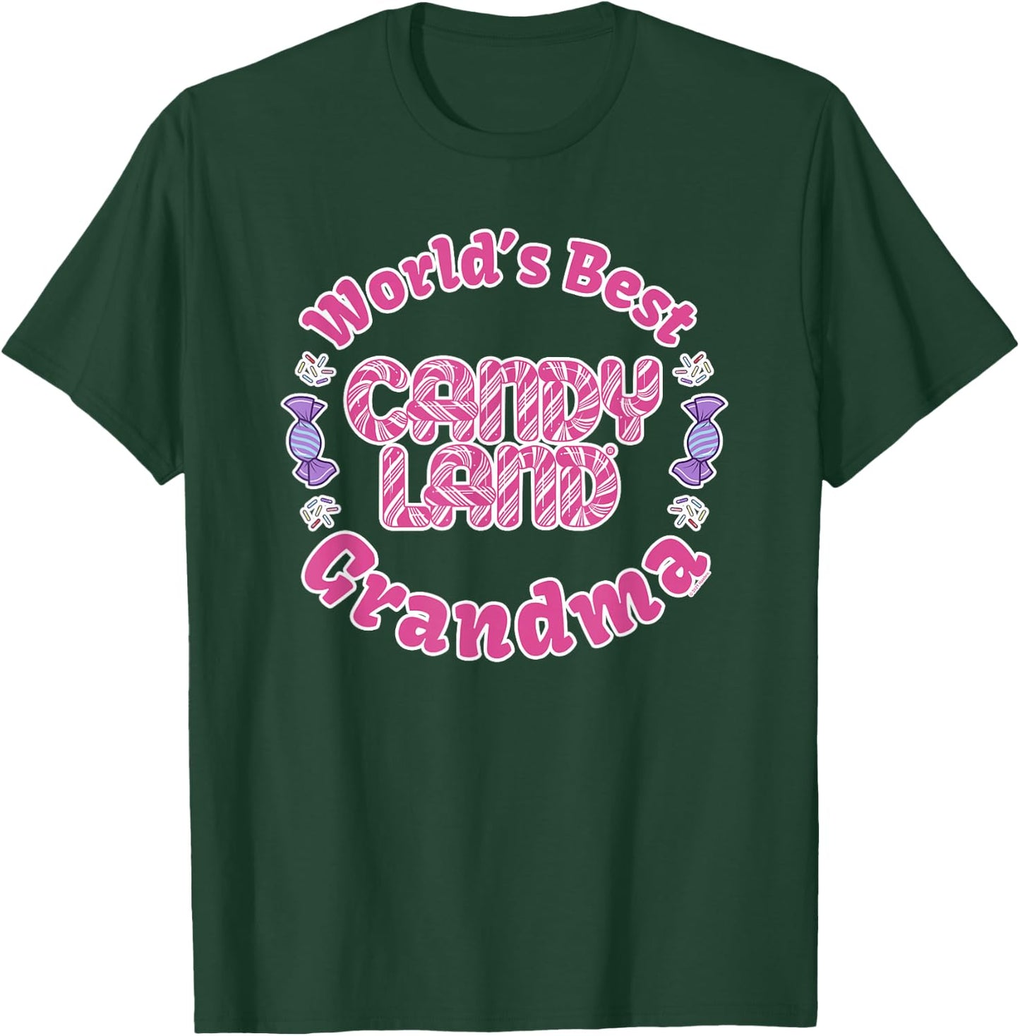 Candy Land Grandparents Day World's Best Grandma T-Shirt - T-Shirt | Forest