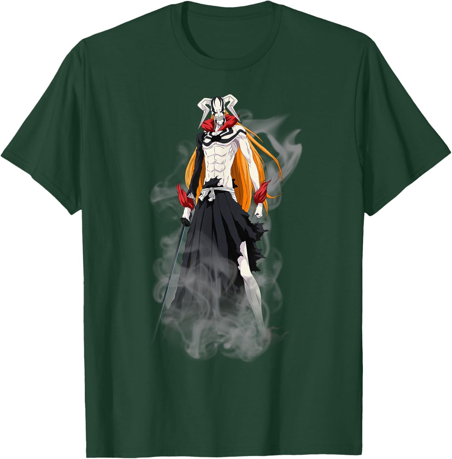Bleach New Hollow Ichigo Creepy Form Anime T-Shirt - T-Shirt | Forest