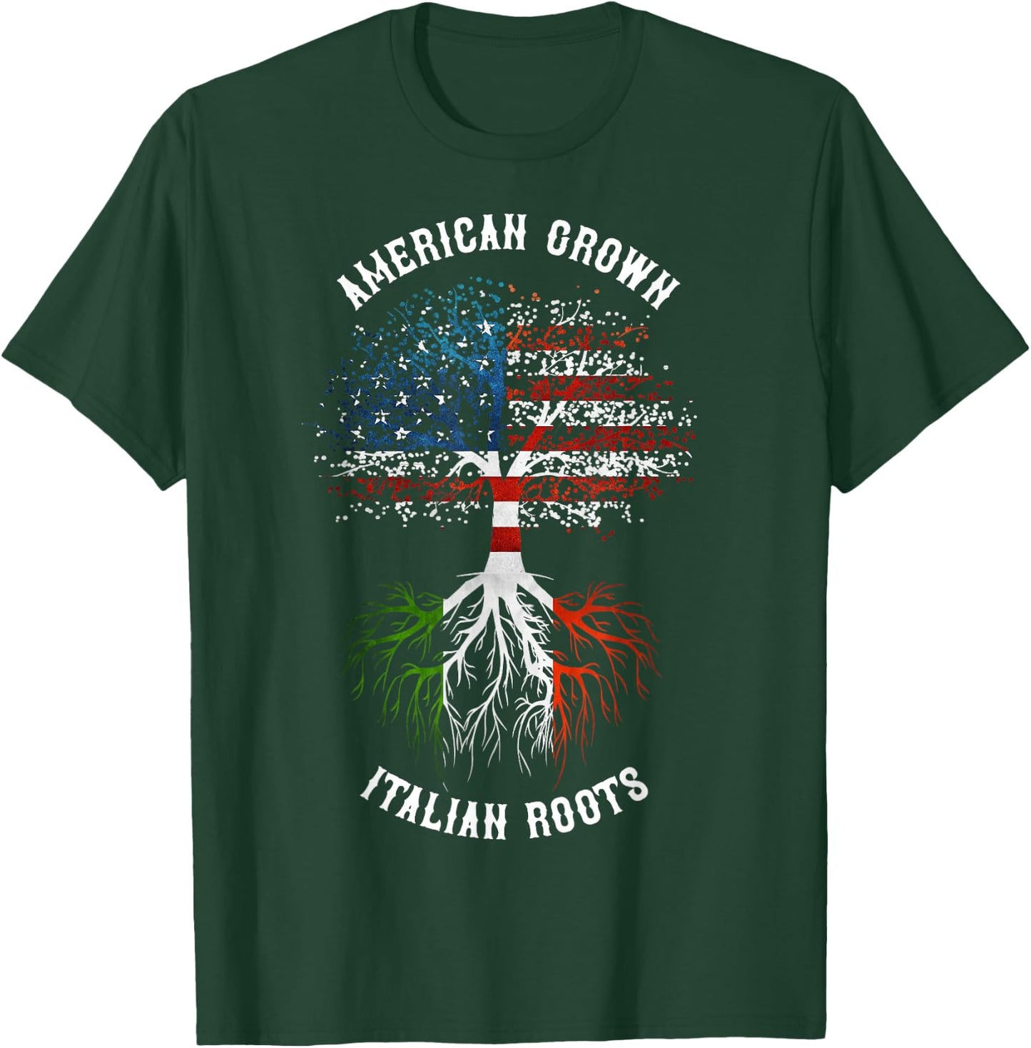 Italian American Roots T-Shirt - T-Shirt | Forest