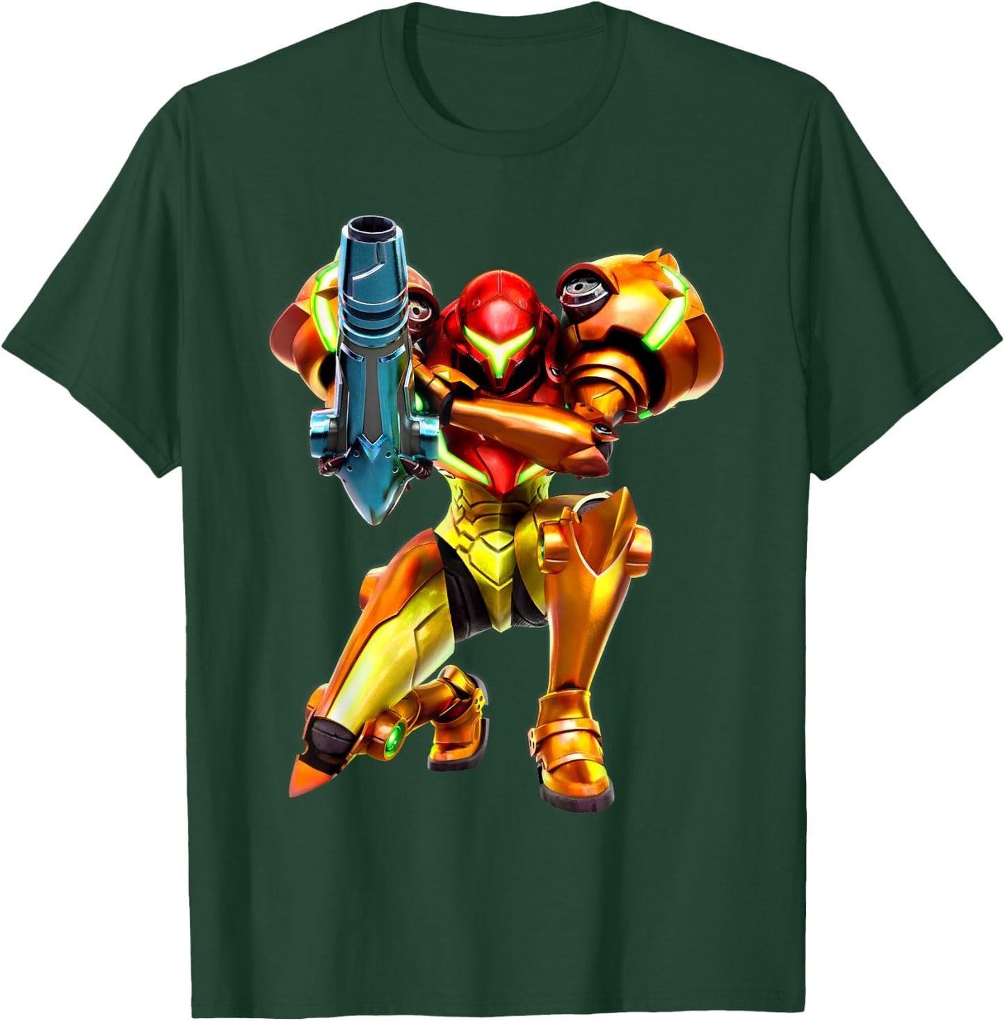 Metroid Samus Aran 3D Poster T-Shirt - T-Shirt | Forest