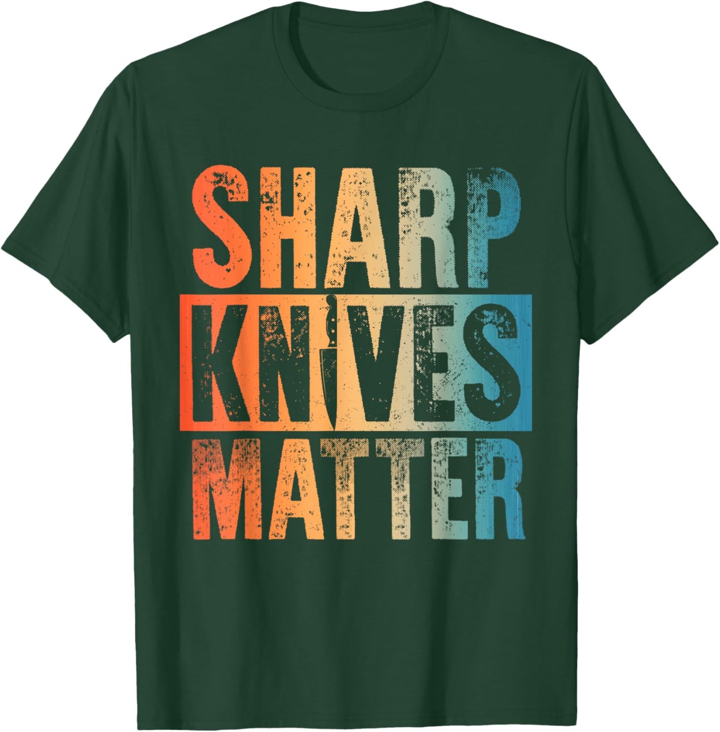 Chef Art Women Knive Lover Hotel Cook Pastry Chef T-Shirt - T-Shirt | Forest