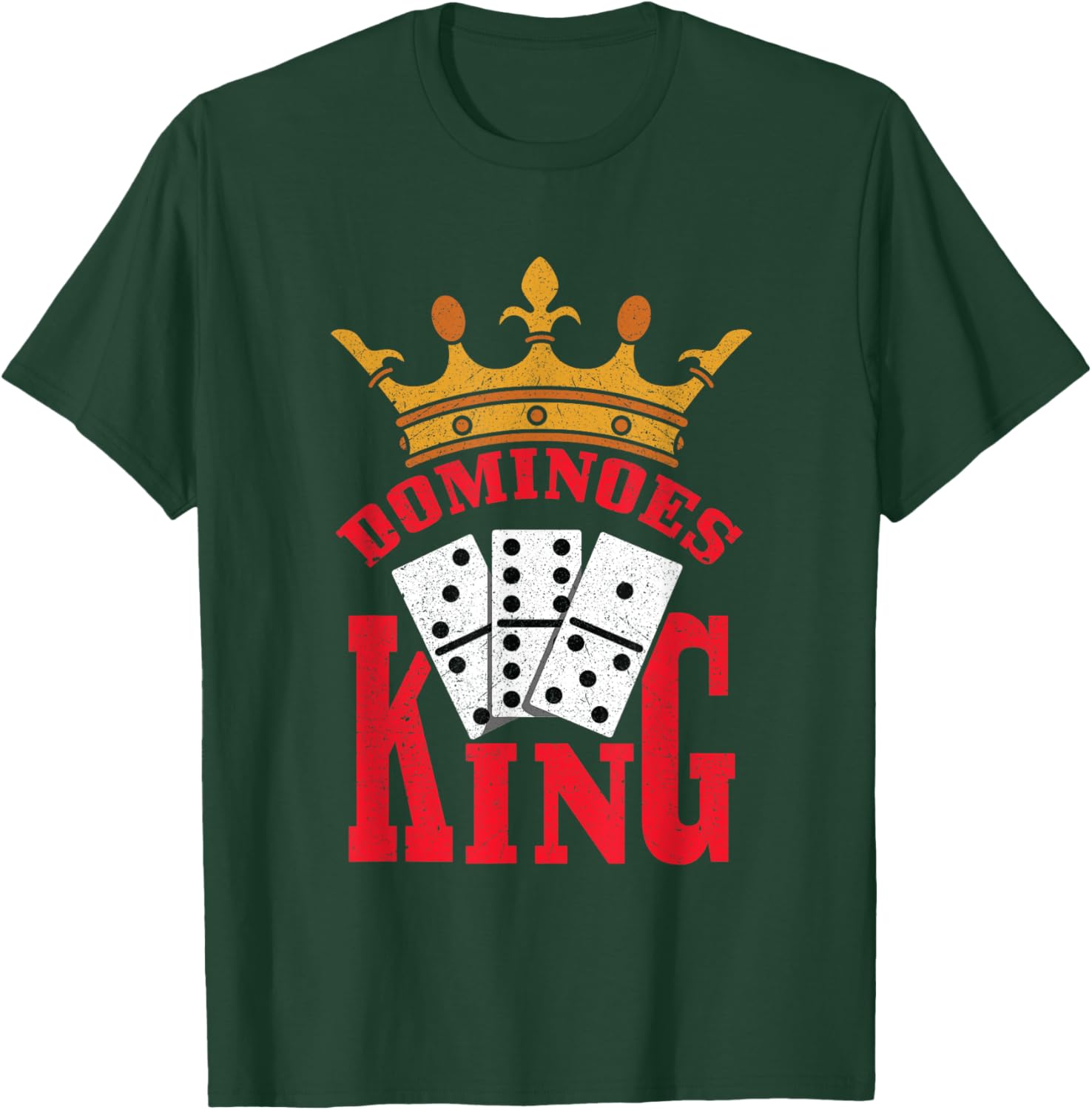 Dominoes King T-Shirt - T-Shirt | Forest