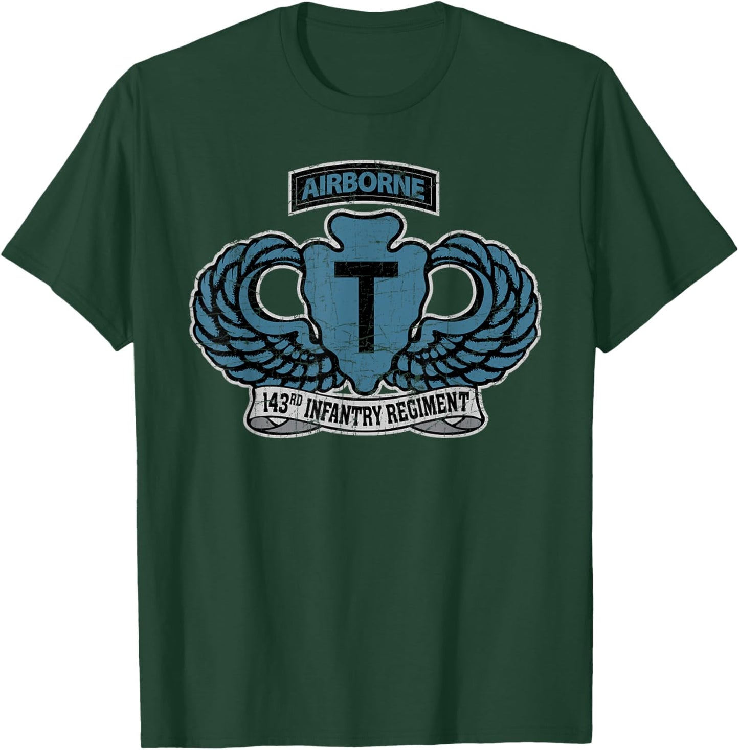 American Marauder: 143rd Airborne Infantry Regiment T-Shirt - T-Shirt | Forest