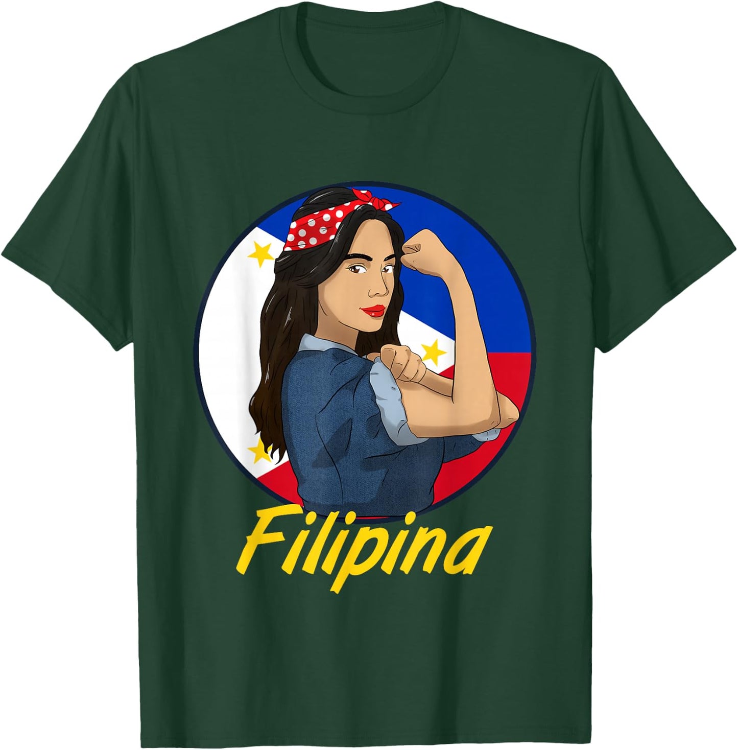 Philippines Flag Day Pinay Filipina Filipino Girl T-Shirt - T-Shirt | Forest