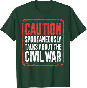 Funny Civil War Enthusiast T-Shirt - T-Shirt | Forest