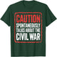 Funny Civil War Enthusiast T-Shirt - T-Shirt | Forest