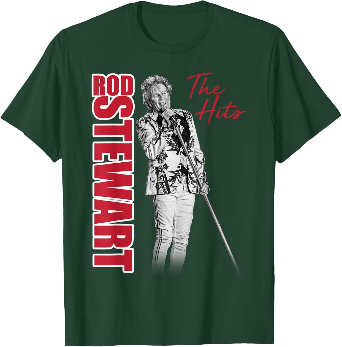 Rod Stewart Las Vegas Photo T-Shirt - T-Shirt | Forest