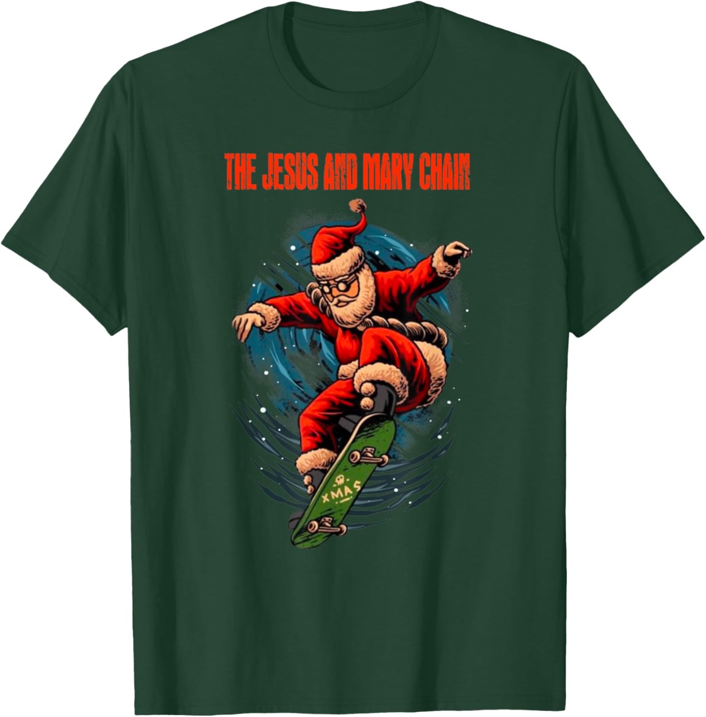 The Jesus And Mary Chain Band Xmas Funny Skateboard T-Shirt - T-Shirt | Forest