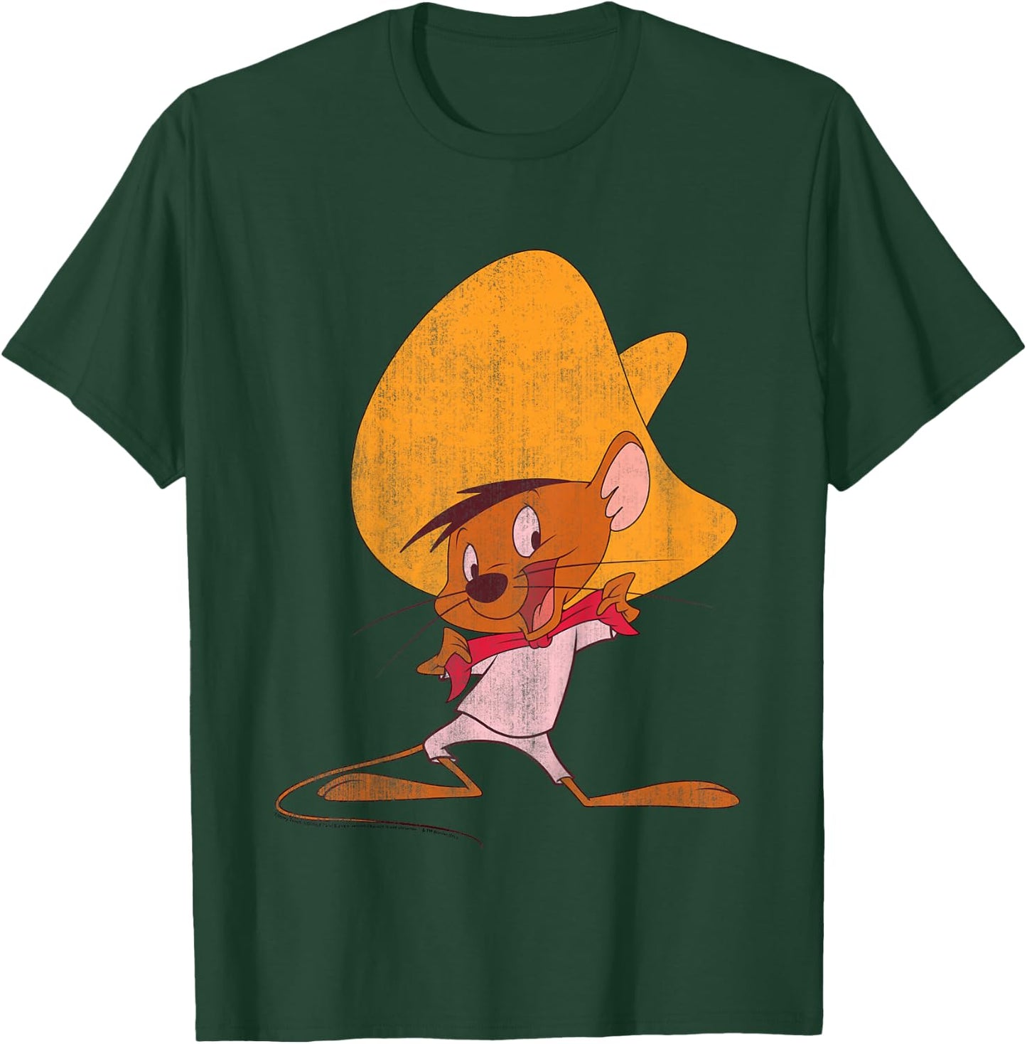 Kids Looney Tunes Speedy Gonzales Red Hue Portrait T-Shirt - T-Shirt | Forest