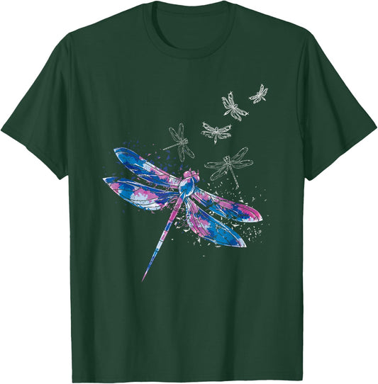 Wildlife Animal Insect Nature Girls Women Gift Dragonfly T-Shirt - T-Shirt | Forest