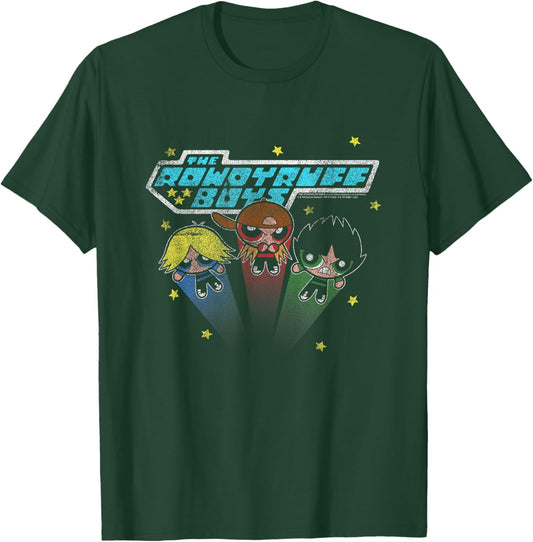 Powerpuff Girls The Rowdyruff Boys Cute Cartoon T-Shirt - T-Shirt | Forest