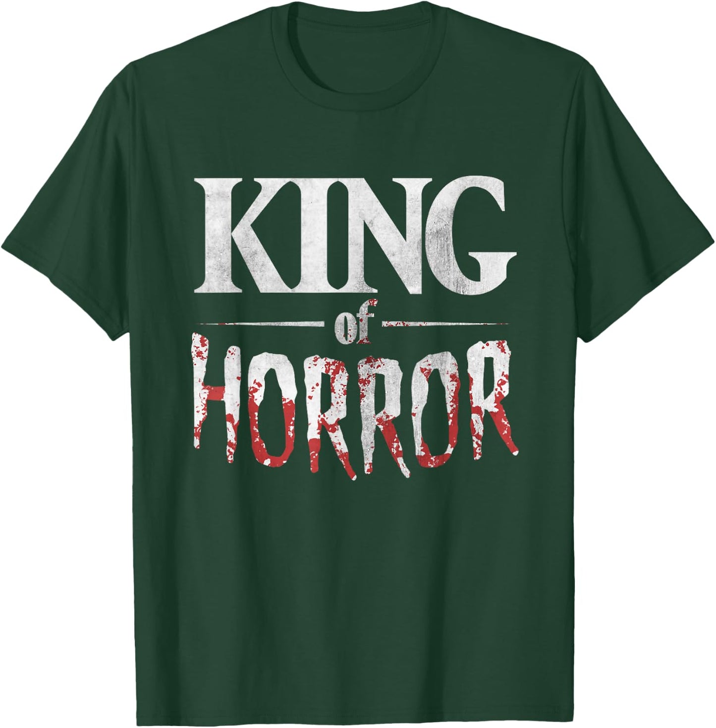 Funny Horror Movie Fan Shirt - Halloween King of Horror Gift T-Shirt - T-Shirt | Forest