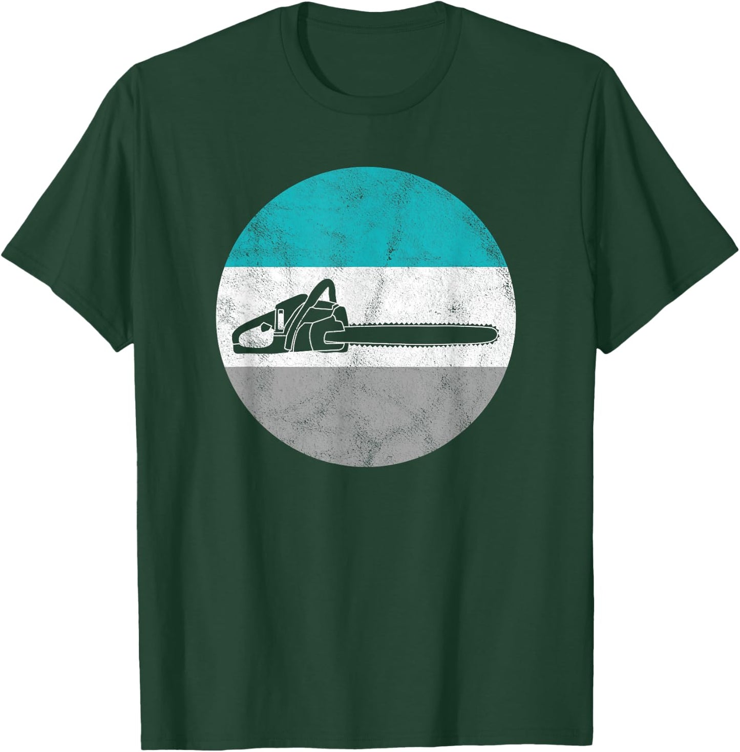 Chainsaw Retro Lumberjack Forestry Gift & Women T-Shirt - T-Shirt | Forest