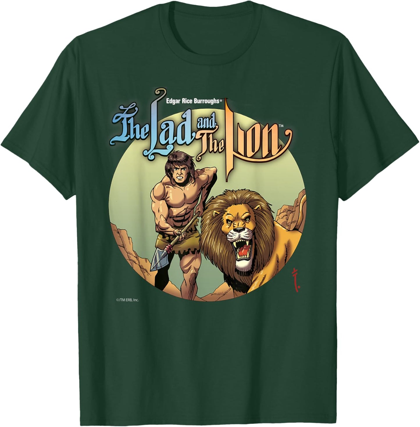 The Lad and the Lion T-Shirt - T-Shirt | Forest