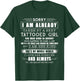 Sorry i am already taken by an August sexy tattooed girl T-Shirt - T-Shirt | Forest