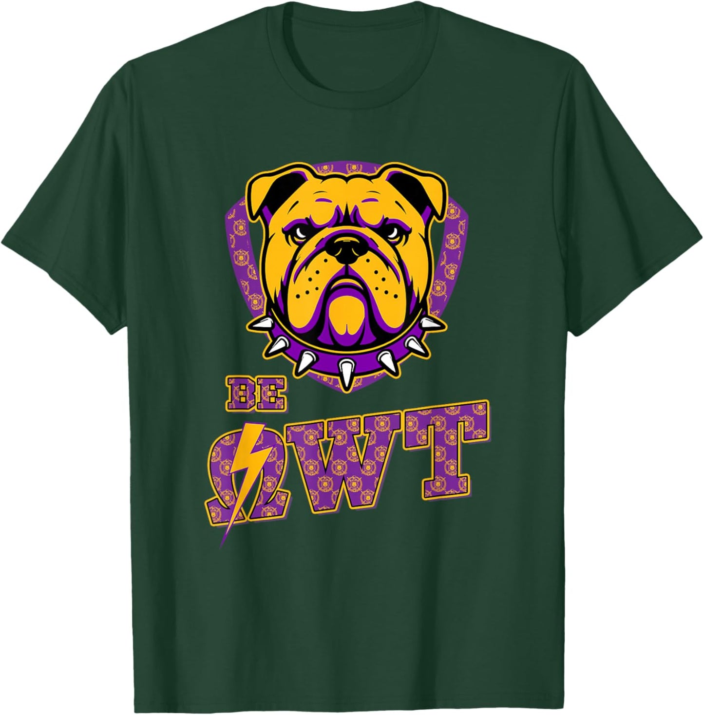 Omega Psi Phi Fraternity Paraphernalia, Be OWT Bulldog T-Shirt - T-Shirt | Forest