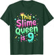 This Slime Queen Is 9 Birthday Celebration T-Shirt - T-Shirt | Forest