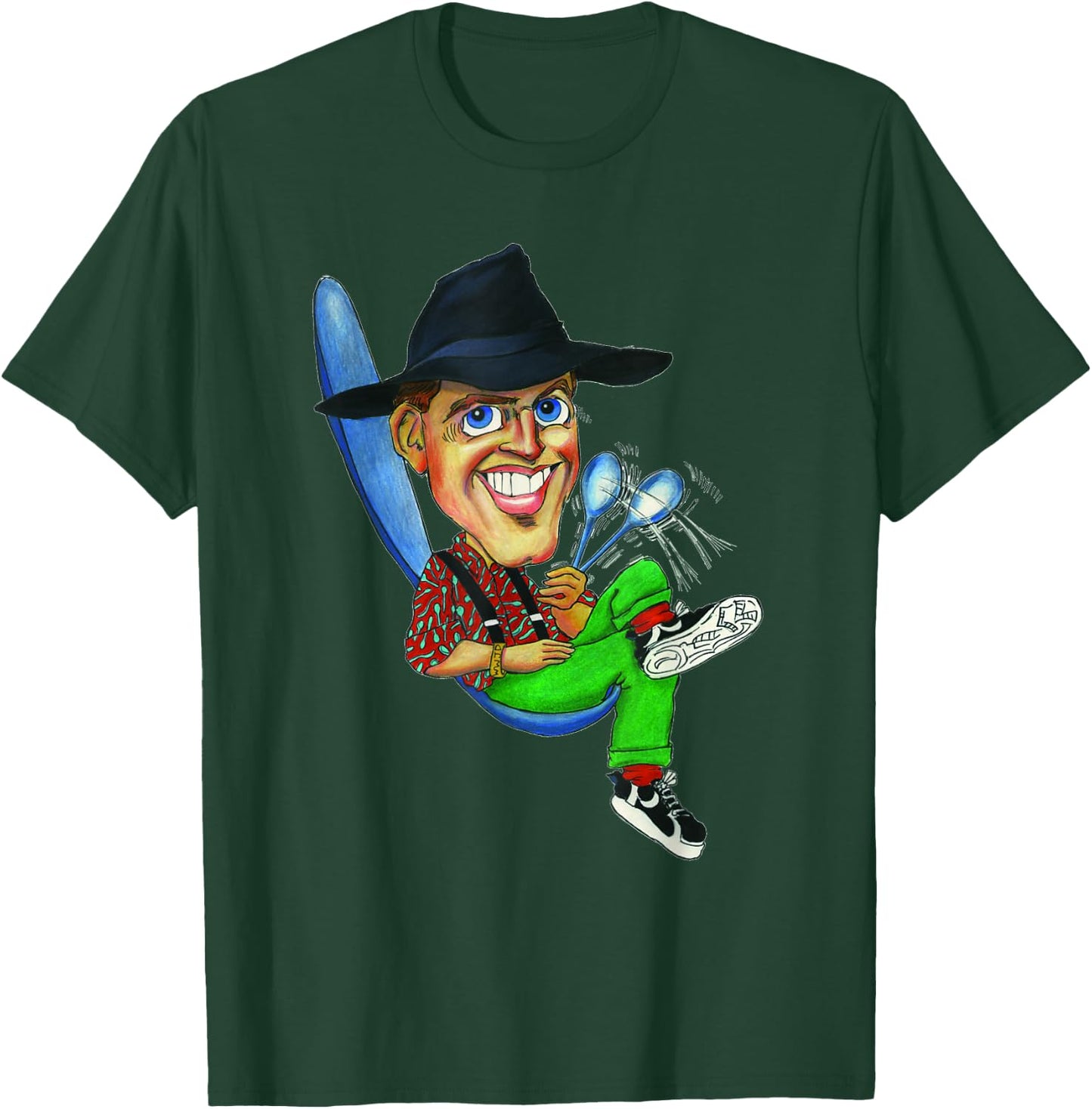 Spoon Man - The perfect Gift all musical spoon players T-Shirt - T-Shirt | Forest