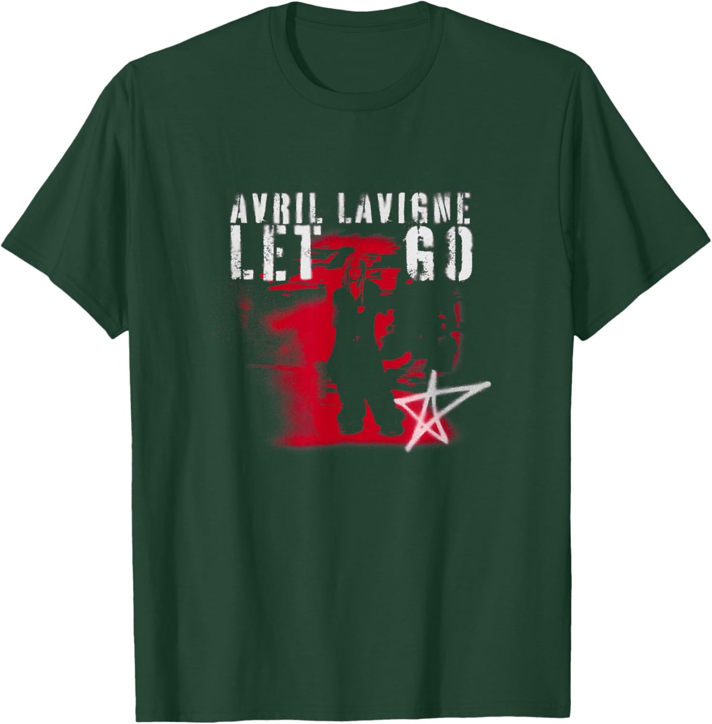 Official Avril Lavigne Let Go Spraypaint T-Shirt - T-Shirt | Forest