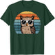 Vintage Eule Retro T-Shirt - T-Shirt | Forest