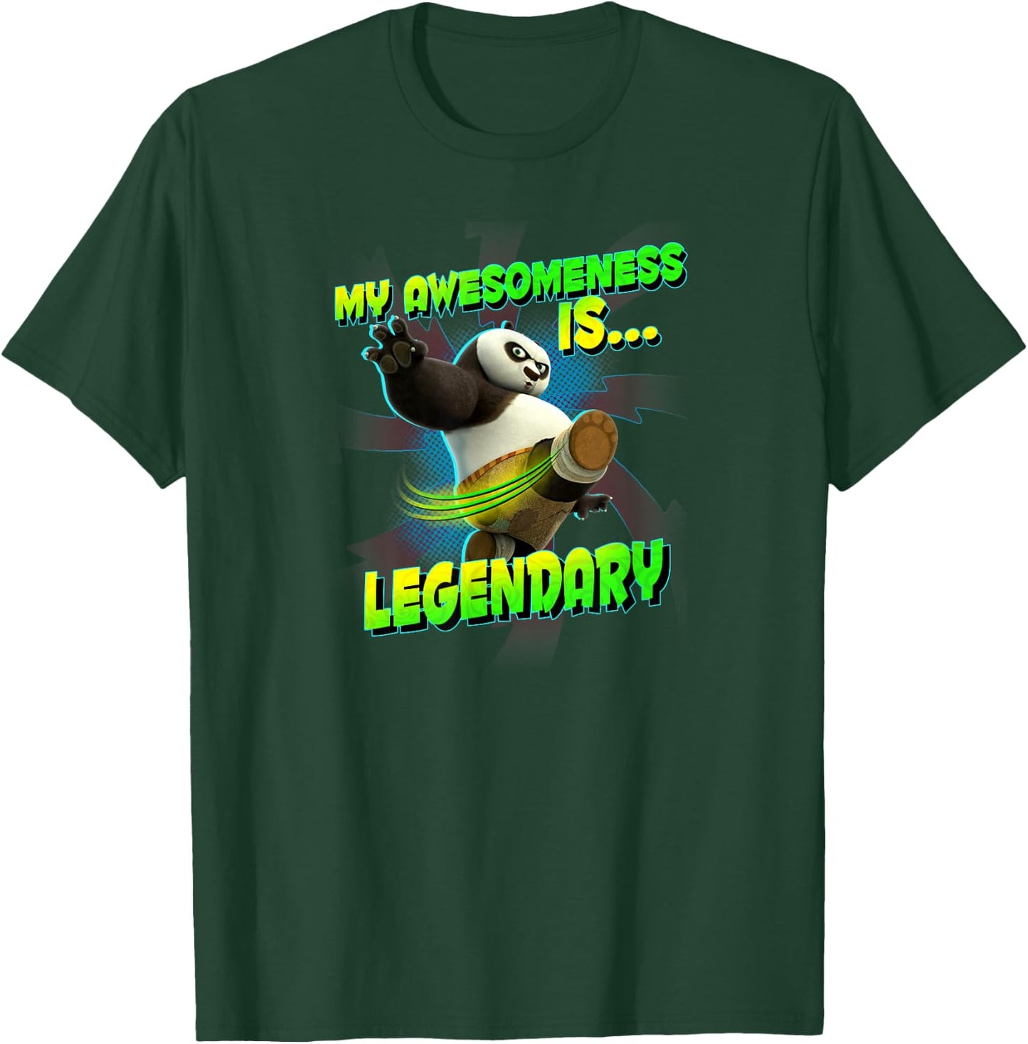 Kung Fu Panda My Awesomeness is Legendary Po T-Shirt - T-Shirt | Forest