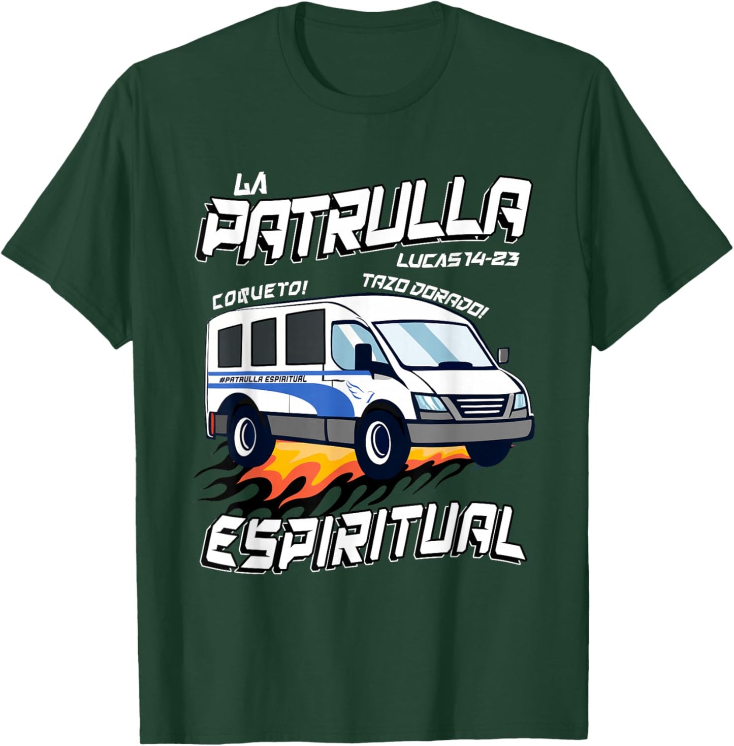 La patrulla espiritual Funny Tazo Dorado Mexican Spanish T-Shirt - T-Shirt | Forest